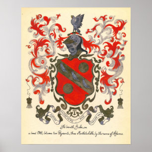 Affiche Armoiries d'Adams (16 po x 20 po)