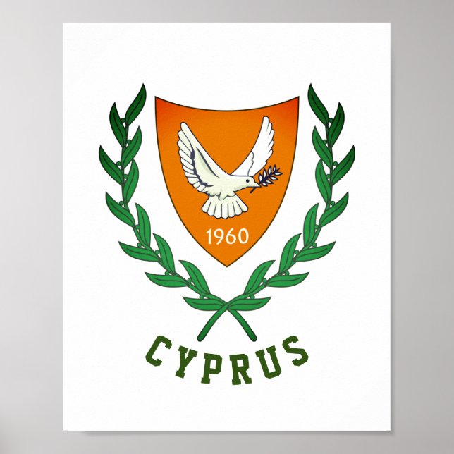 Affiche Armoiries de CHYPRE (Devant)