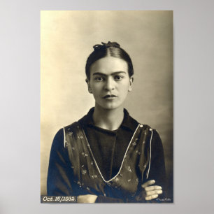 Affiche Armoiries de Frida Kahlo franchies
