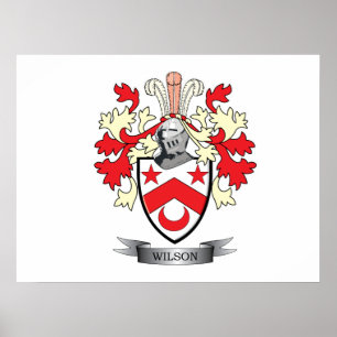 Affiche Armoiries de la famille Wilson