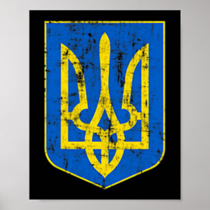 Affiche Armoiries de l'Ukraine