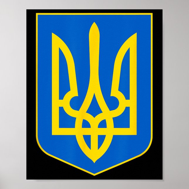Affiche Armoiries De L'Ukraine 1  (Devant)