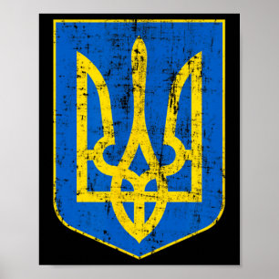 Affiche Armoiries De L'Ukraine 3