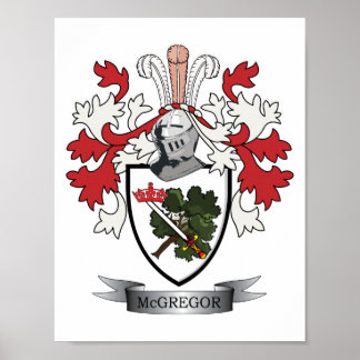 Affiche Armoiries de McGregor Family Crest