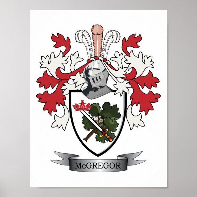 Affiche Armoiries de McGregor Family Crest (Devant)