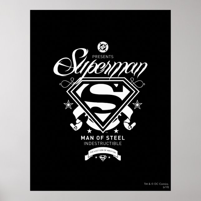 Affiche Armoiries de Superman (Devant)