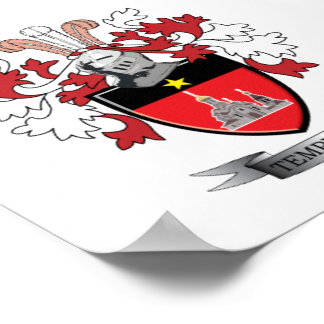 Affiche Armoiries du Templeton Family Crest
