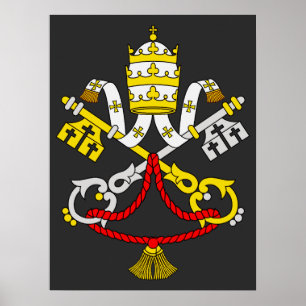 Affiche Armoiries du Vatican