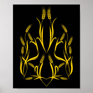 Affiche Armoiries nationales Ukraine - Armoiries d'État Ép