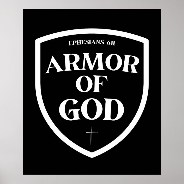 Affiche Armure de Dieu - Éphésiens 6:11 (Devant)