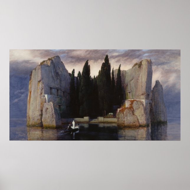 Affiche Arnold Böcklin - L'île des morts (Devant)