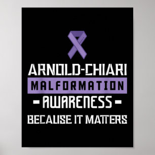Affiche Arnold Chiari Malformation Guerrier S Sensibilisat