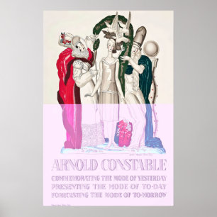 Affiche Arnold Constable Mode Art Nouveau Jean-Dupas