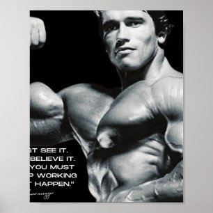 AFFICHE ARNOLD SCHWARZENEGGER - FAITES-LE PASSER CITER