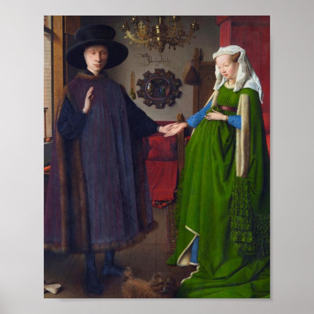 Affiche Arnolfini Portrait Peinture De Jan Van Eyck (Devant)