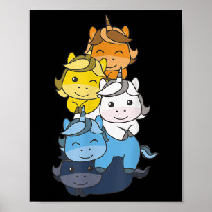 Affiche Aroace Flag Prith Mois Lgbtq Aroace Unicorn _1