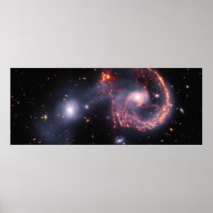 Affiche Arp 107 (NIRCam et MIRI Image)