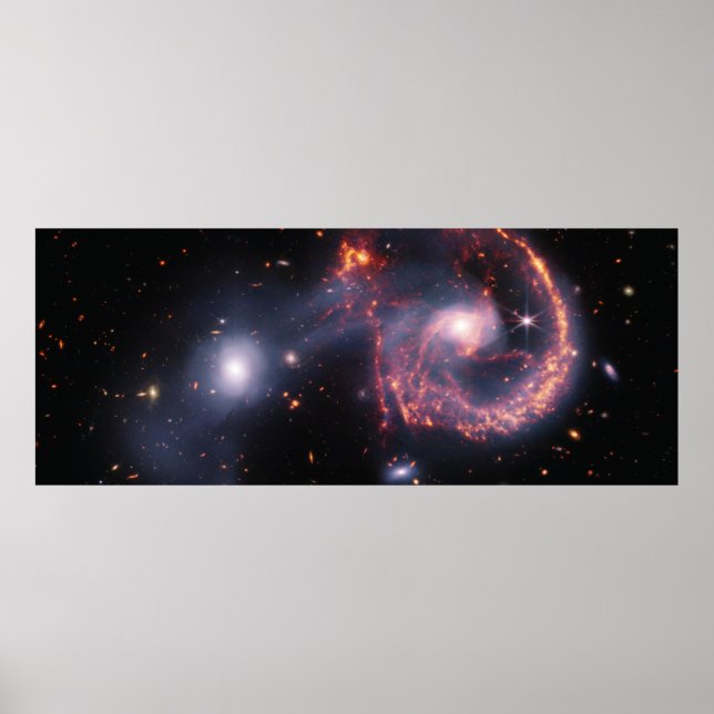 Affiche Arp 107 (NIRCam et MIRI Image) (Devant)