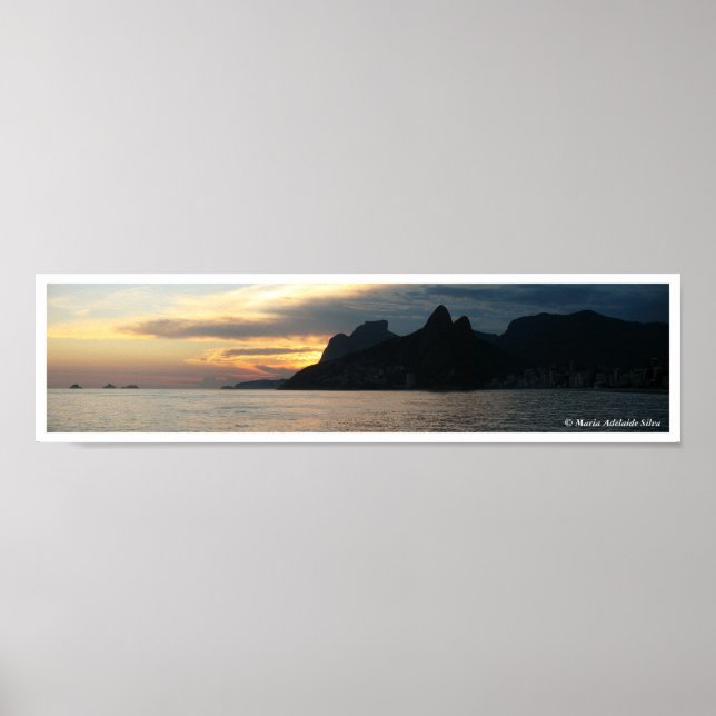 Affiche Arpoador Sunset Panorama (Devant)