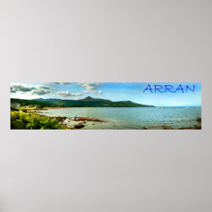 Affiche arran de baie de brodick