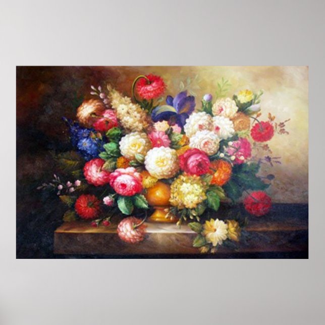 Affiche Arrangement de carnation (Devant)