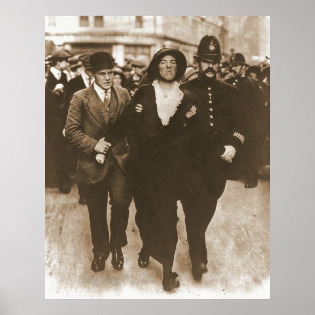 Affiche Arrest of a Suffragette (Devant)
