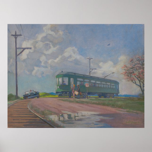 Affiche Arrêt interurbain - Kulhanek Historic Rail Art (Devant)