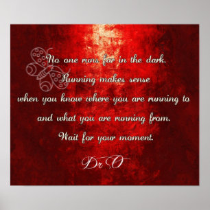 Affiche Arrête de courir !