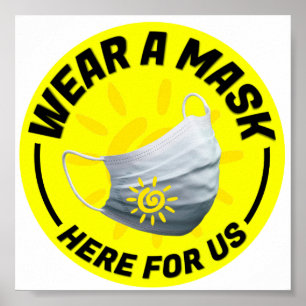 Affiche Arrêter Corona