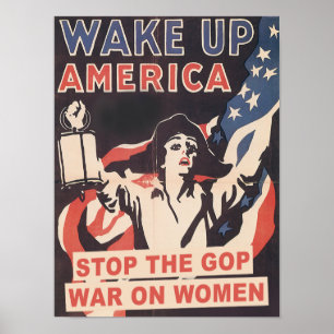 Affiche Arrêter la guerre du GOP contre les femmes