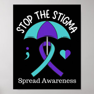 Affiche Arrêter La Stigma Diffuser Le Mois De Sensibilisat