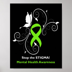 Affiche Arrêter la stigmatisation - Sensibilisation à la s
