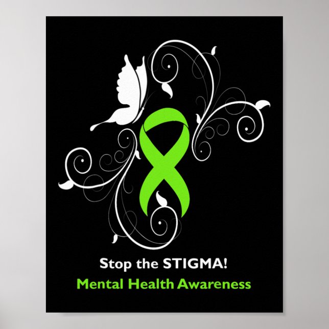 Affiche Arrêter la stigmatisation - Sensibilisation à la s (Devant)