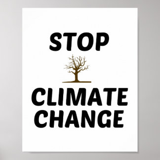 AFFICHE ARRÊTER LE CHANGEMENT CLIMATIQUE