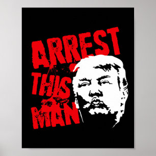 Affiche Arrêtez cet homme Élection présidentielle 2020 Mis