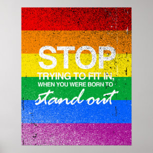 AFFICHE ARRÊTEZ D'ESSAYER DE S'INSTALLER