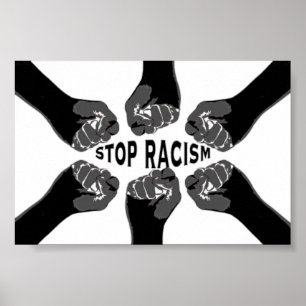 Affiche Arrêtez le racisme