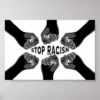 Affiche Arrêtez le racisme