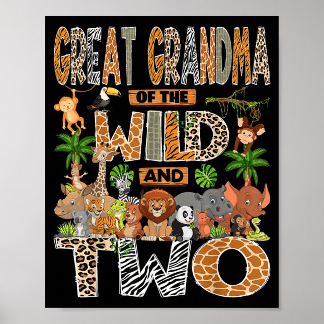 Affiche Arrière-grand-mère de The Wild Two pour le garçon  (Devant)