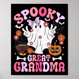 Affiche Arrière-mère effrayante Halloween Arrière-grand-mè