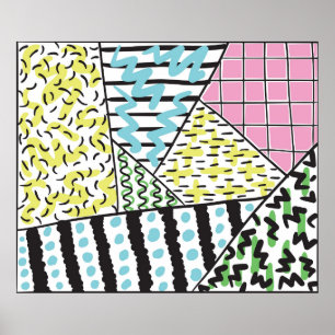 Affiche Arrière - plan à main Abstraite 3