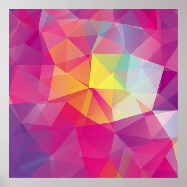 Affiche Arrière-plan Abstrait, hipster, couleur, funk, o (Devant)