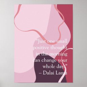 Affiche arrière - plan abstrait inspirateur magenta