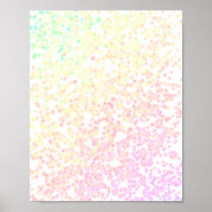 Affiche arrière - plan arc-en-ciel pastel