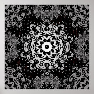 Affiche arrière - plan Brown. Arrière - plan Doodle en vin