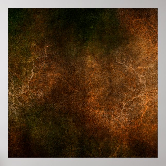 Affiche Arrière - plan brun grunge vintage (Devant)