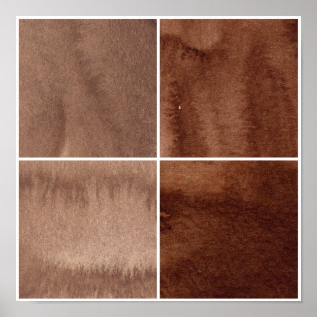 Affiche arrière - plan couleur d'aquarelle pour vos 4 (Devant)