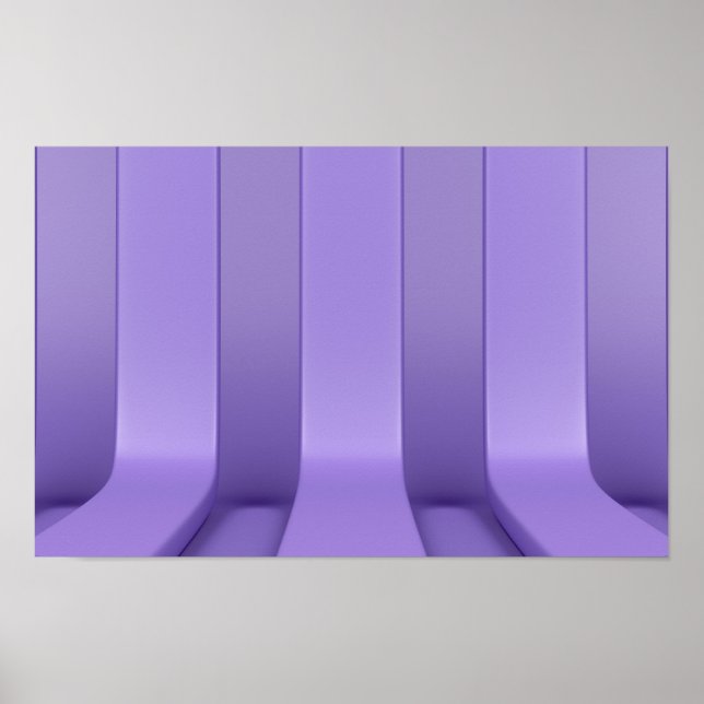 Affiche Arrière - plan de bandes violettes (Devant)