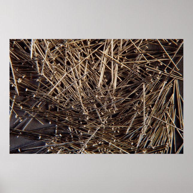 Affiche Arrière - plan de broche métallique (Devant)