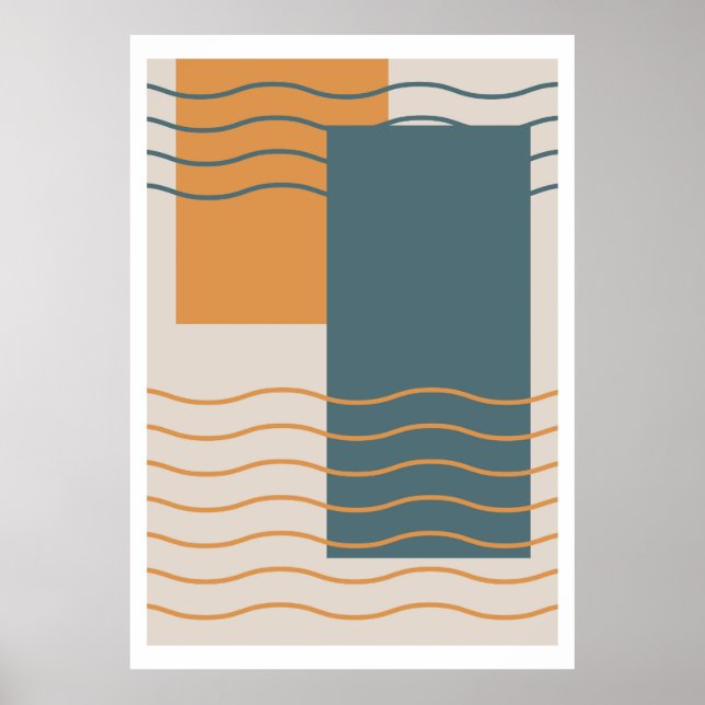 Affiche Arrière - plan de conception du soleil et de la lu (Devant)